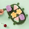 6/8 Cavity Cartoon Silicone Ice Cream Mold Dust Cover Ice Lolly Mold Ice Candy Maker  Cheese