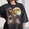 Sea Lion Full Moon Graphic Tee, Ocean Wildlife Lover Gift