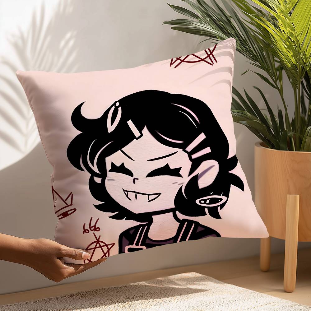 

Coffin of A- Andy and Leyley Pillow Case Plush Fabric Soft Pillowcase Double Sided Print Cushion Cover Household Gifts 12x12Inch