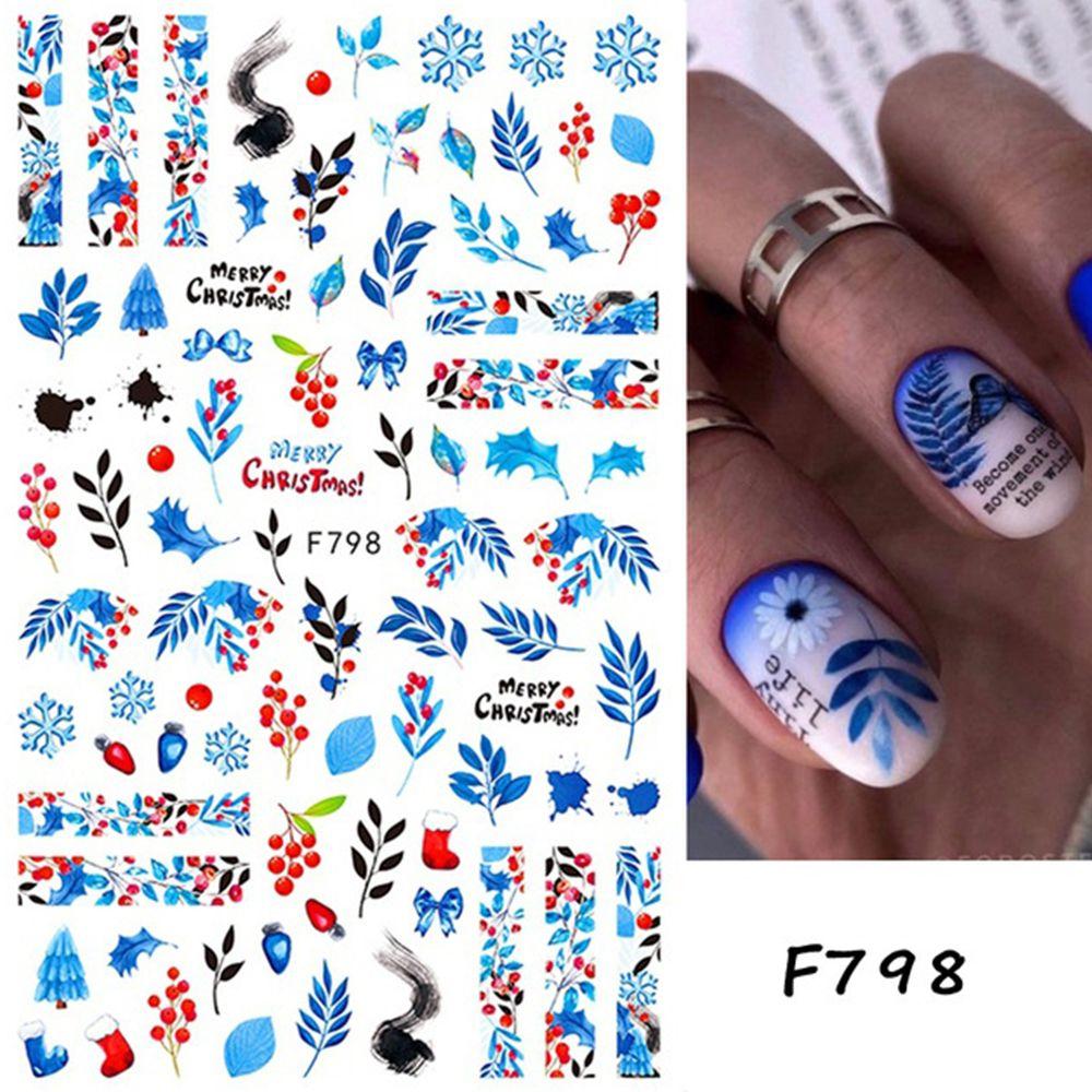 

Christmas Snowflake Manicure Nail Art Decor Nail Accessories Nail Decal Christmas Nail Sticker F798