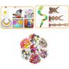 Mini Decorative Split Pins Metal Brads Paper Fasteners for Scrapbooking Paper Craft Office School Stationery for Kids Student