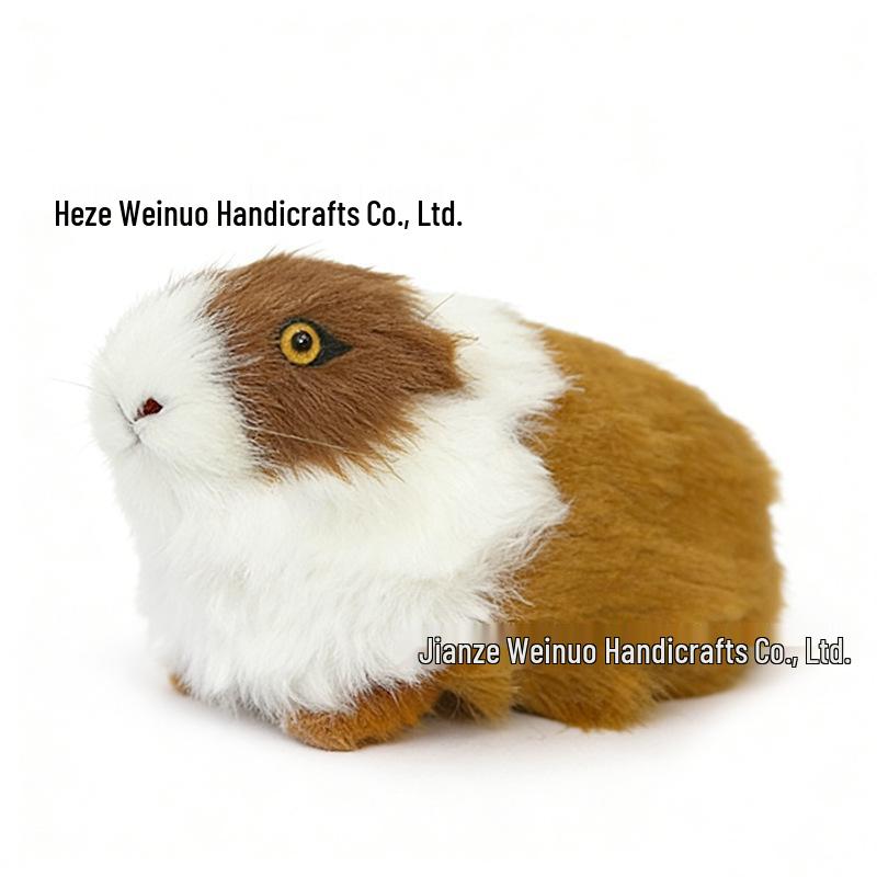 Plush Guinea Pig & Hamster Home Ornament Model