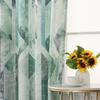 Nordic Style Collection Graphic Printing Blackout Curtain Fabric, Hotel Villa Bedroom Polyester Curtain Finished Product