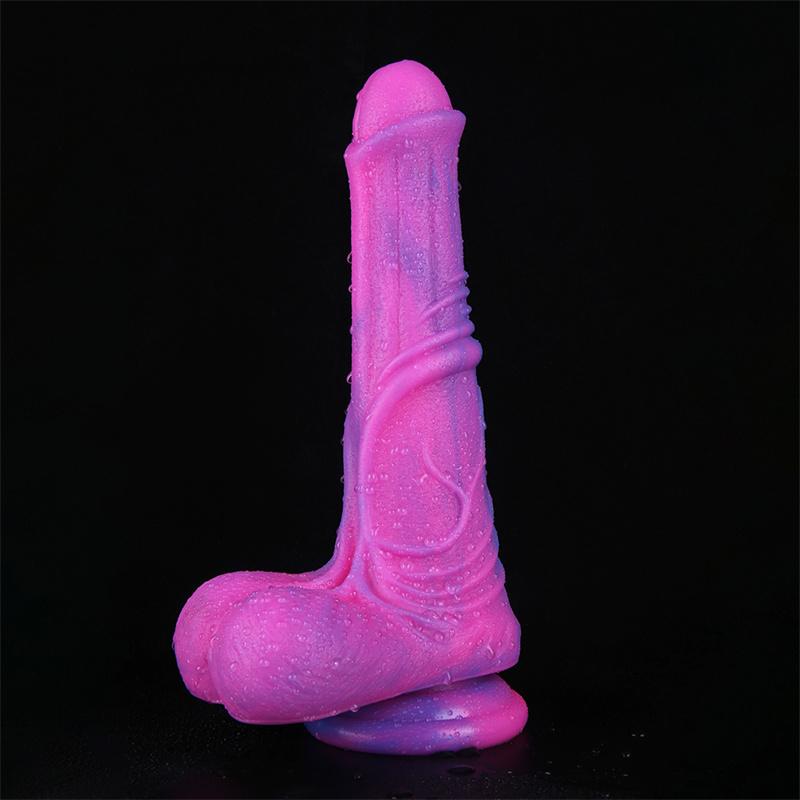 Liquid Silicone Wearable Penis Female Masturbation Device Second Tide Massage Stick Happy Adult Sex Toys