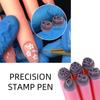6/10/15pcs Flower Painting Drawing Nail Graffiti Pen Nail Brush Stamp Pen  Nail Painting Tool