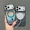 Slim Magnetic Striped Pattern Case for For Iphone 17 Pro Max Air 16 1 14 13 12 11 for  Shockproof Ultra Thin Colorful Cover