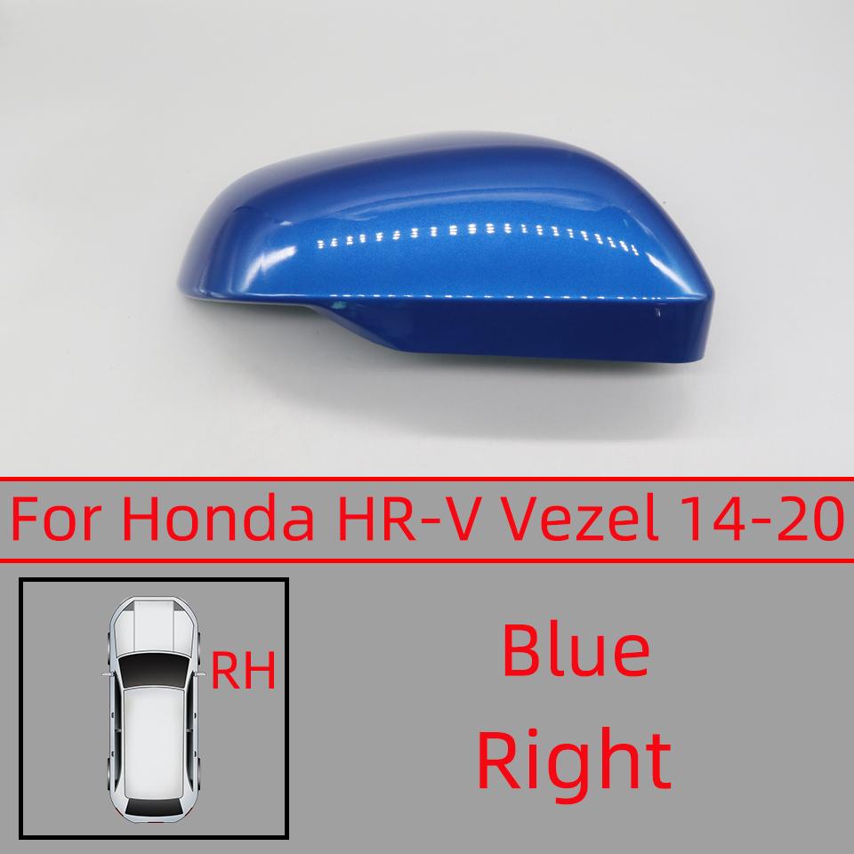 Car Accessories For Honda HR-V Vezel 2014-2020 RU Rearview Mirror Cover Cap Lid Shell Housing Cap Painted White Sliver Red