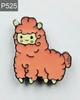 New Enamel Pin Llama Sheep Alpaca Door Cute Metal Pin Gift Birthday 1 Piece