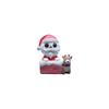 Christmas Gnome Garden Decoration Set with Skeleton and Snowman - Holiday Scene Figure