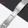 12/14/16/18/20/22mm Stainless Steel Watch Strap Sports Waterproof Metal Watch Band Men Business Universal Replacement Bracelet
