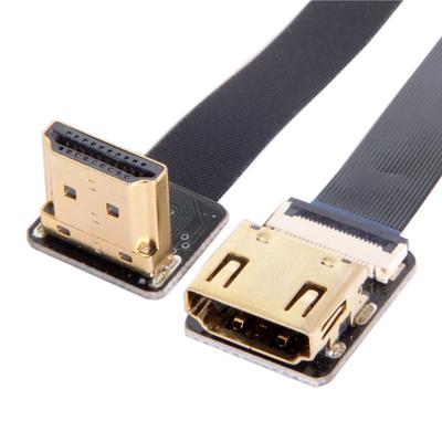 CYFPV 20cm Antenne 90D HDMI Stecker auf Buchse FPC Flachkabel Hochwinkel (HD-216-UP-LIST, 0,2 m, FBA-HD-216-UP-0,2M)