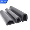 EPDM Foam D-Type Self-Adhesive Seal Strip: Soundproof, Dustproof, Anti-Collision for Doors and Windows