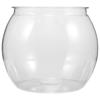 Transparent Fish Bowl Plastic Round Small Aquarium For Goldfish Turtle Desktop Decorative Tank Lightweight Clear Keeper