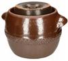 Pot à fermentation - Kotarbau - 5 l - Céramique - Marron - Avec couvercle