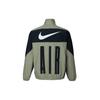 Nike Air Woven Jackets Men's Gray Stand Collar Moderate Other HV0881-320