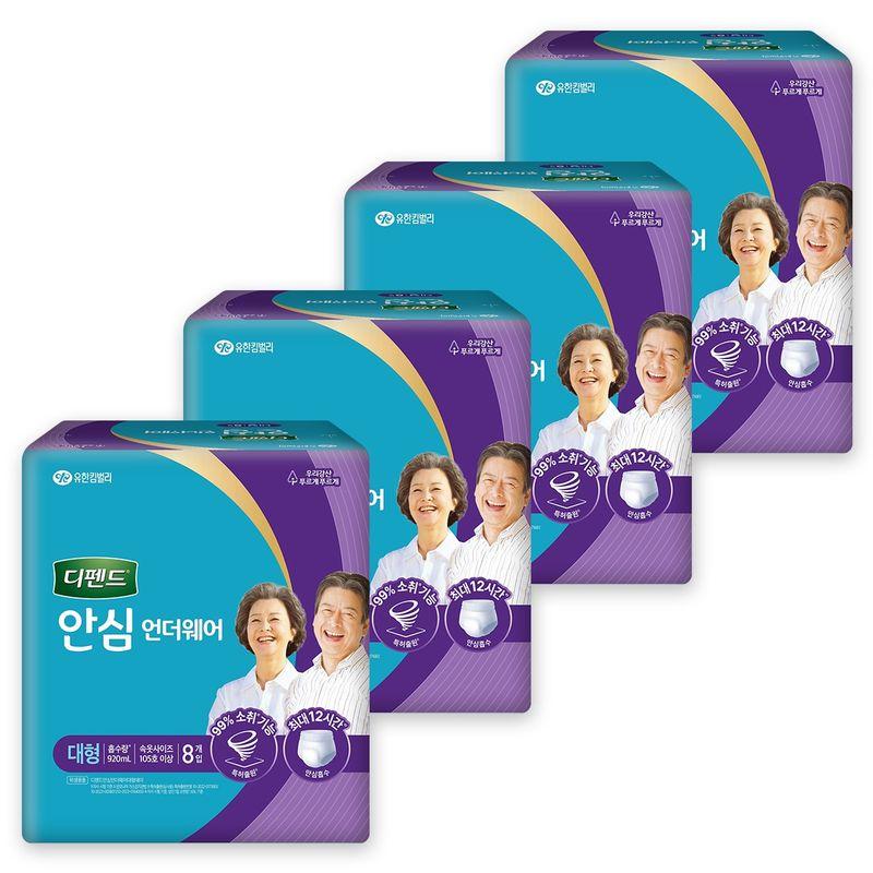 

Depend Relief Plus Underwear Large 8ct x 4