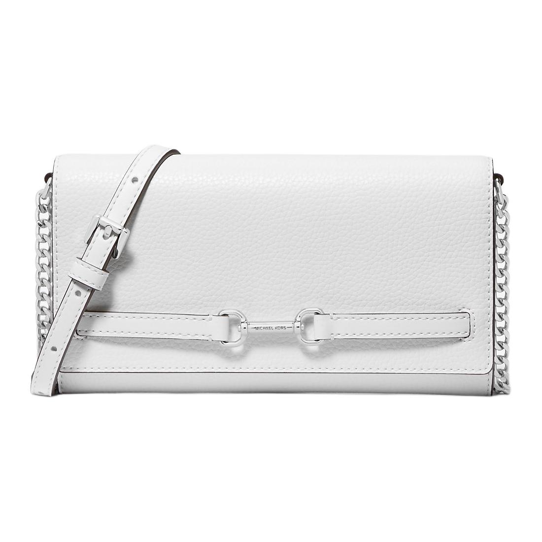 

Michael Kors MK Carson Large Crossbody Bag Women bags White 35S5S2ZC7L-OPTICWHITE Basic Set (Bag+Dust Bag)