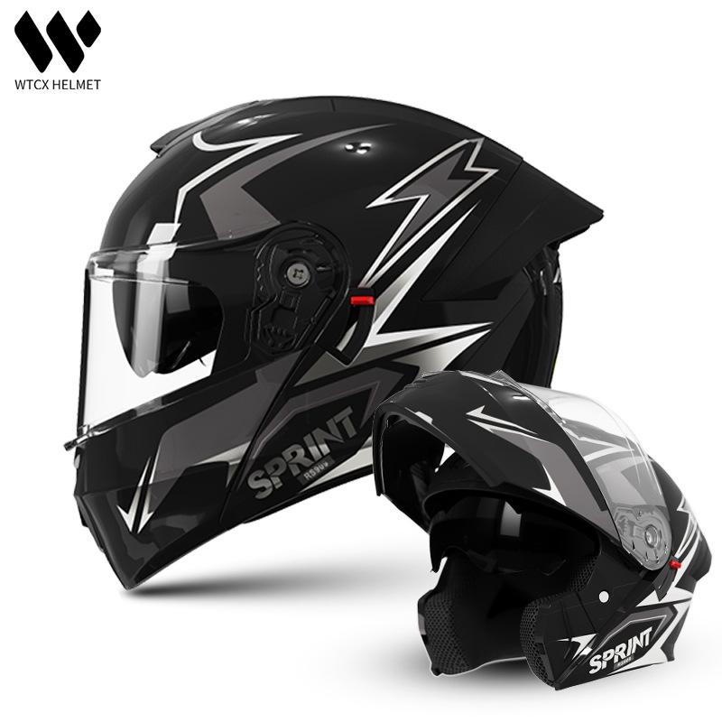 Motorcycle Helmet Unveiling Helmet 3C Men's and Women's Four Seasons Universal Electric Vehicle Locomotive Safety Helmet