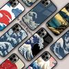 Japanese Wave Art Magnetic Phone Case For APPLE iPhone 17 Air 16 14 13 12 Pro Max 15 Plus Wireless Charge With MagSafe Cover
