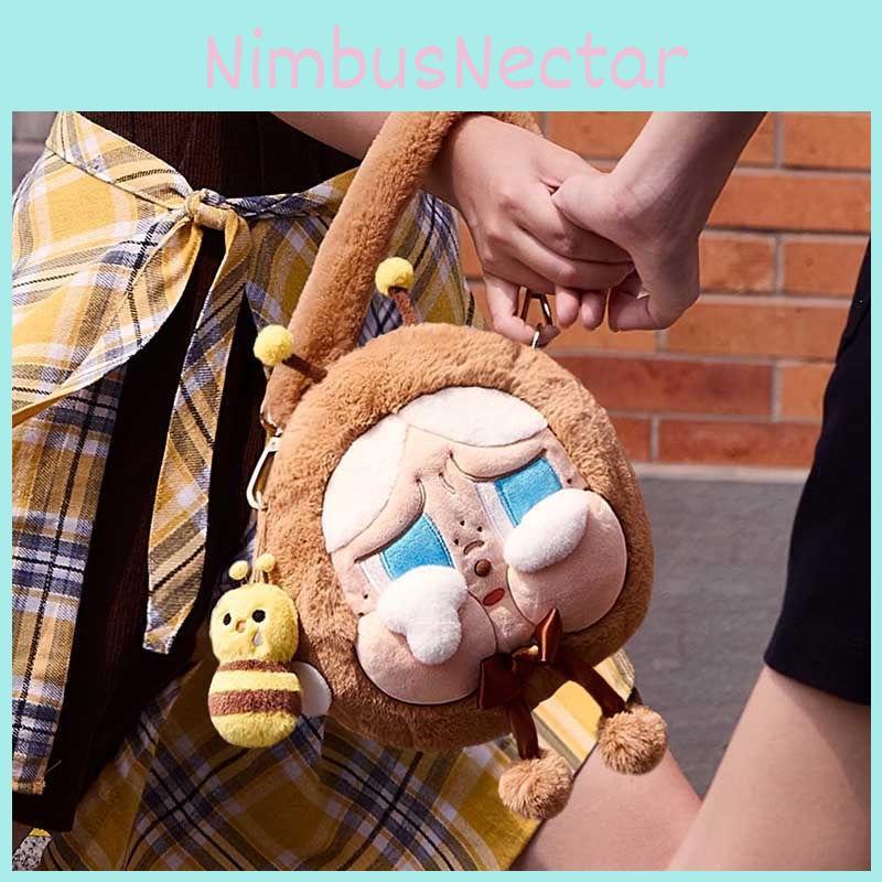 Itabag Bee Crybaby Plush Kids Crossbody Bag Lightweight Handbag Outings Casual