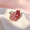 Japanese Cute High-End Swan Brooch for Women, Korean Fashion Versatile Elegant Suit Corsage Sweater Pin Accessory