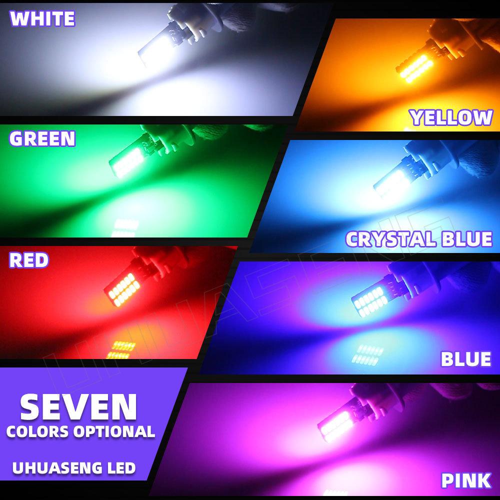 UHUASENG 2 Stück LED T10 Birne BA9S BAX9S BAY9S H6W H21W W5W T4W 4014 Innenraum Hecknebel Blinker Signallampe Auto Standlicht 12V Kennzeichenleuchten