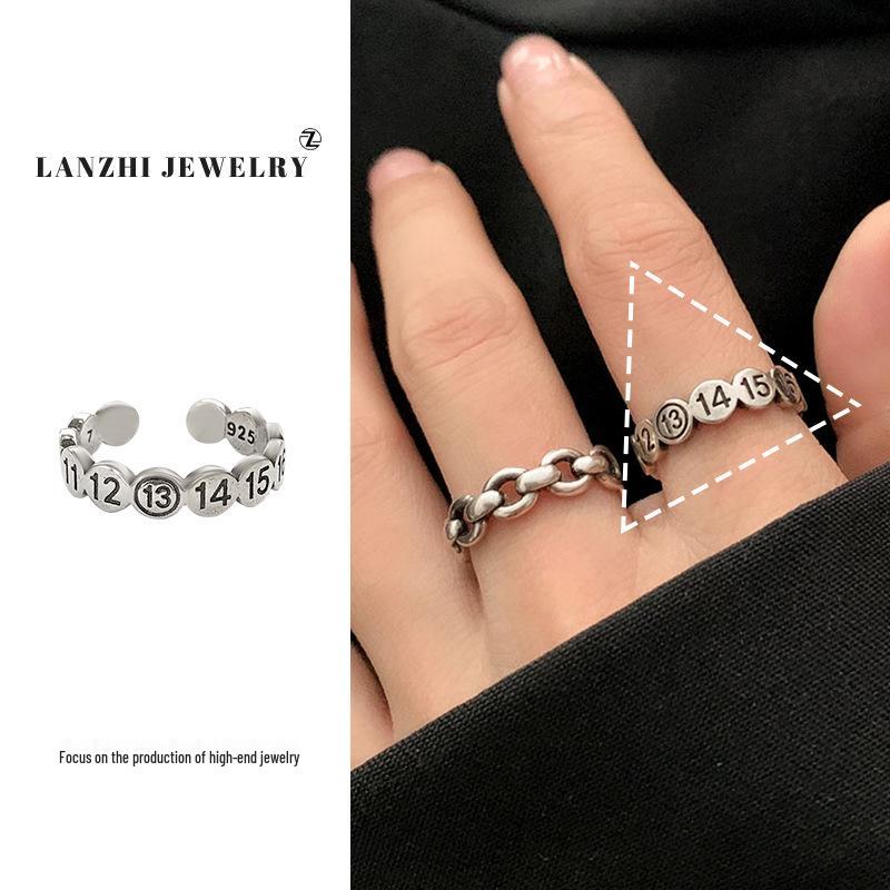 Inel Thai Argint pentru Femei, Stivuibil - Argint 925, Design de Nișă, Bijuterii Simple și Versatile