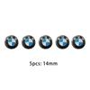 BAFB2 New 2025 11/14mm Car Remote Key Fob Emblem Badge Radio Button Sticker For BMW 50th E46 E90 E49 F30 F80 E36 E46 E93 E92 F34 F31 G