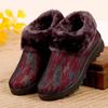 Winter alte Nordstoffschuhe rutschfest ältere Menschen mittleren Alters und ältere Menschen Baumwollschuhe gepolsterte verdickte warme Sohle Oma Mutter Baumwollstiefel