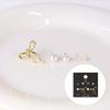 10-Set Anti-Hypertensive Ribbon Pearl Earrings