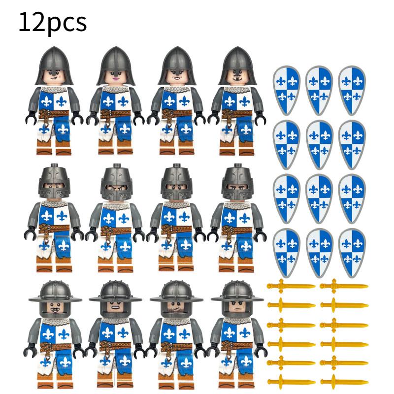 99 Piece Medieval Knight Castle Building Blocks Set For Creative Military Playtime