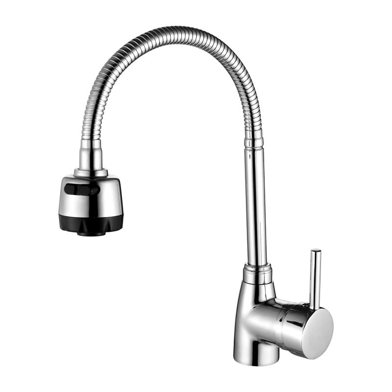 Cross-border Manufacturer Direct Sales Kitchen Faucet Cold Hot Universal Vegetable Washing Basin Sink Rotatable Household Alloy