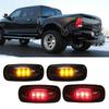 4x Smoke Lens LED Fender Bed Side Marker Light For 2003-2008 Dodge Ram 2500 3500