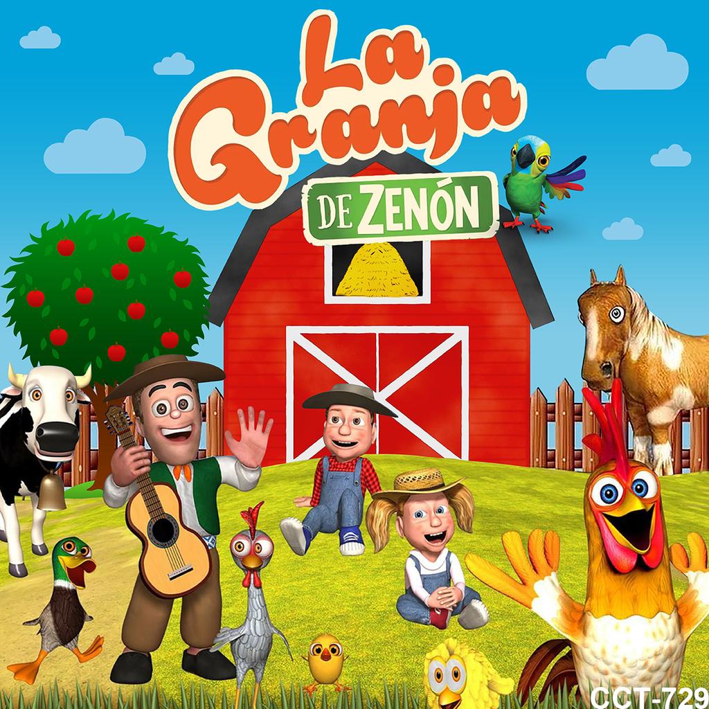 Sfondo Personalizzato La Granja De Zenon Bambini 1° Compleanno Studio Fotografico Erba Verde Fattoria Stalla Animale Trattore Sfondo Fotografico
