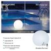 Solar Luminous Spherical Lawn Lamp: Waterproof Outdoor Atmosphere Light for Courtyard and Camping