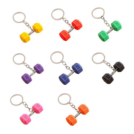Sleutelhanger Hanger Kleine Halter Bedeltje Sportschool Sleutelhanger Oefenapparatuur Sleutelhouder Sportliefhebbers Fitness Tas Accessoires