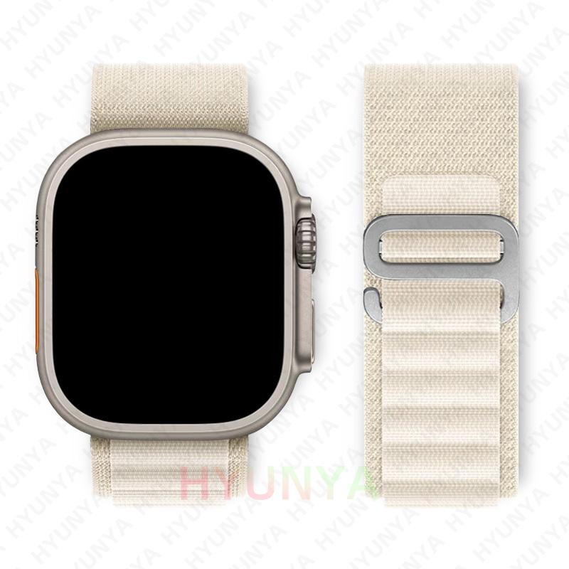 Alpine Λουράκι για Apple Watch Band Σειρά 10 9 8 7 SE Ultra 2 41mm 42mm 45mm 46mm 49mm 40mm 44mm IWatch Correa Λουράκι Ρολόι Βραχιόλι