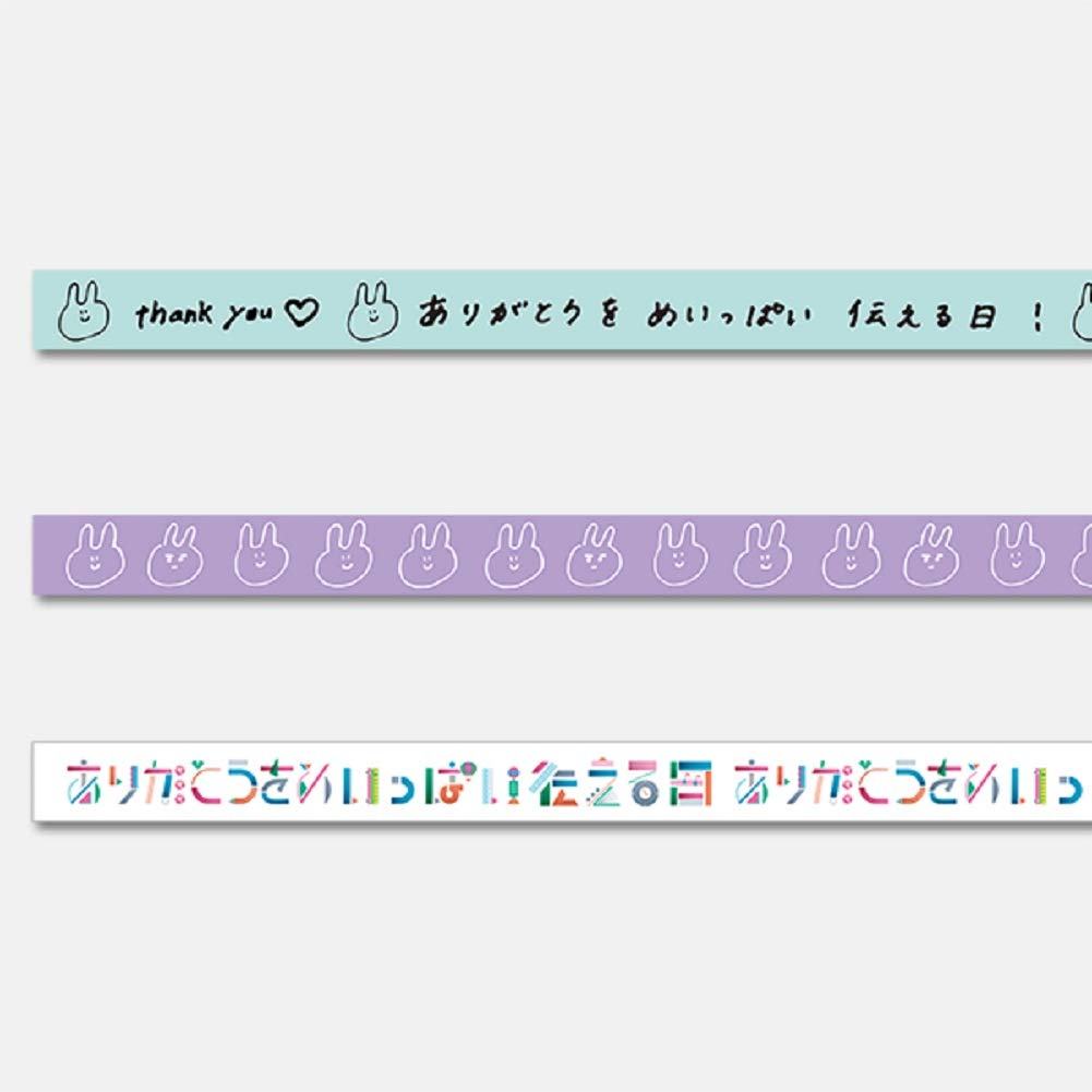 Keyakizaka46 Neru Nagahama Graduation Event "A Day To Express Our Gratitude" Official Merchandise Masking Tape (Set of 3)
