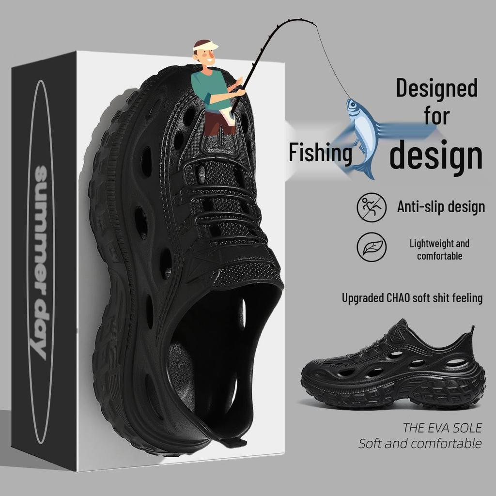 Men's Summer Thick Sole Non-slip Breathable Wading Sandals