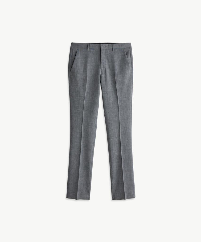 STCO Extra Fine Wool 31% Solid Summer Suit Pants_Grey (Classic Fit)_Sslxb64Csg