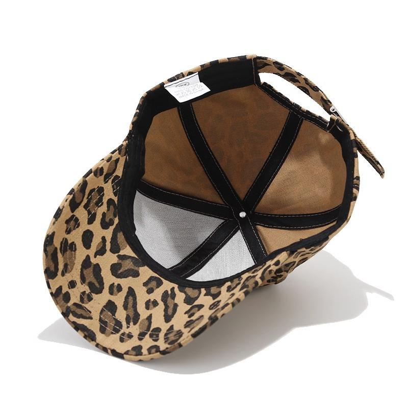 Spring and Summer Fashion Trend Leopard Print Baseball Hat Outdoor Casual Baseball Cap Men and Women Young Sun Protection Hat