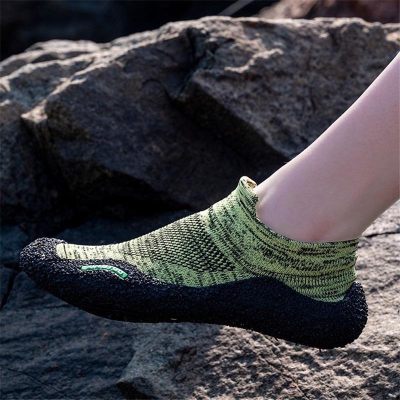 Scarpe da Acqua Unisex a Piedi Nudi, Calzini Aqua Antiscivolo Asciugatura Rapida, Scarpe Traspiranti da Guado Per Spiaggia, Escursionismo, Nuoto, Trekking Fluviale
