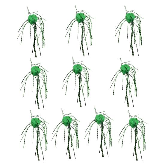 10 ks 1,4 cm/4 g Měkká kostka nástraha se sukýnkou Pomalu potápivá Barevná PVC Umělá kostka nástraha Sladkovodní Slanovodní Okoun Sumec Rybářské příslušenství