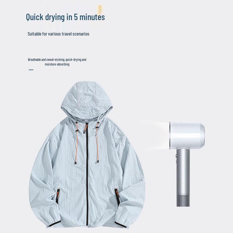 ROMON Men's Ice Silk UPF50+ Sun Protection Jacket