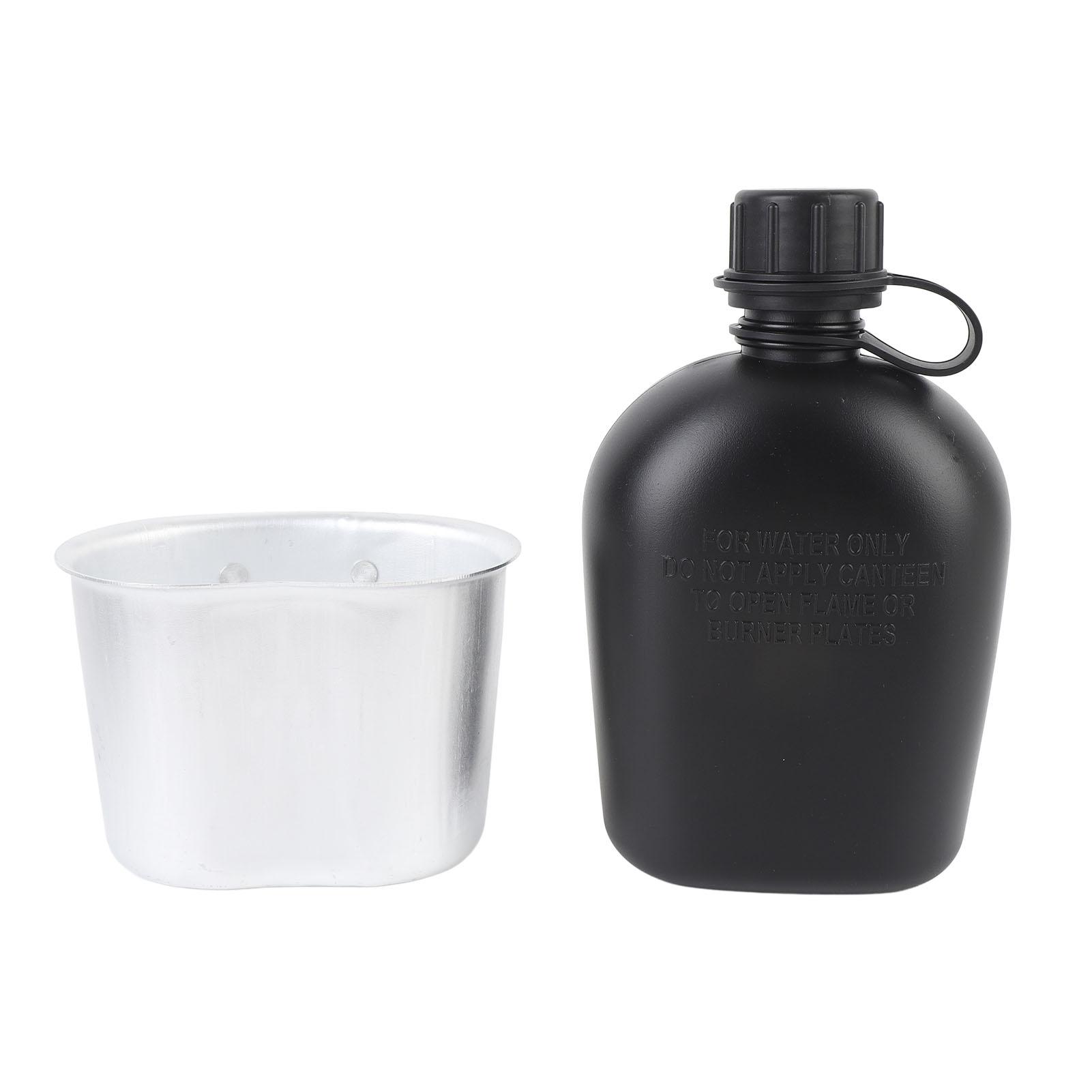 

Набор фляги для улицы PE 1 л Фляга Бутылка для воды с подсумком для бутылки и чашкой для кемпинга, пеших походов
