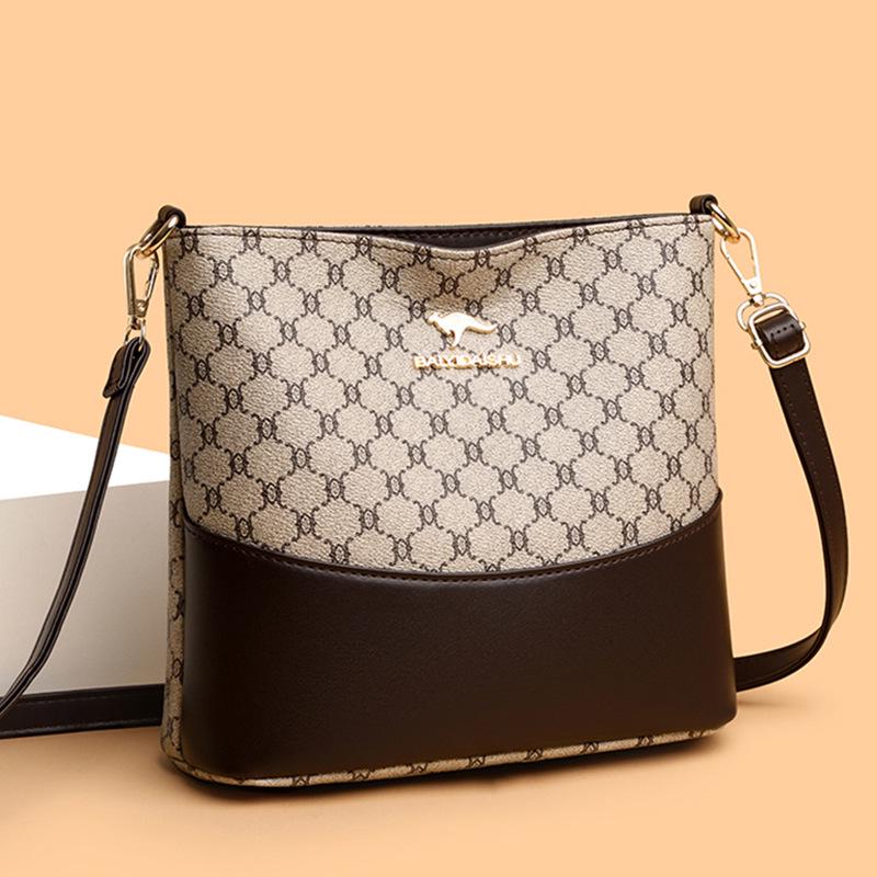 

Retro Soft Leather Waterproof Bucket Bag - Fashionable, Versatile, High-End Shoulder & Crossbody Bag