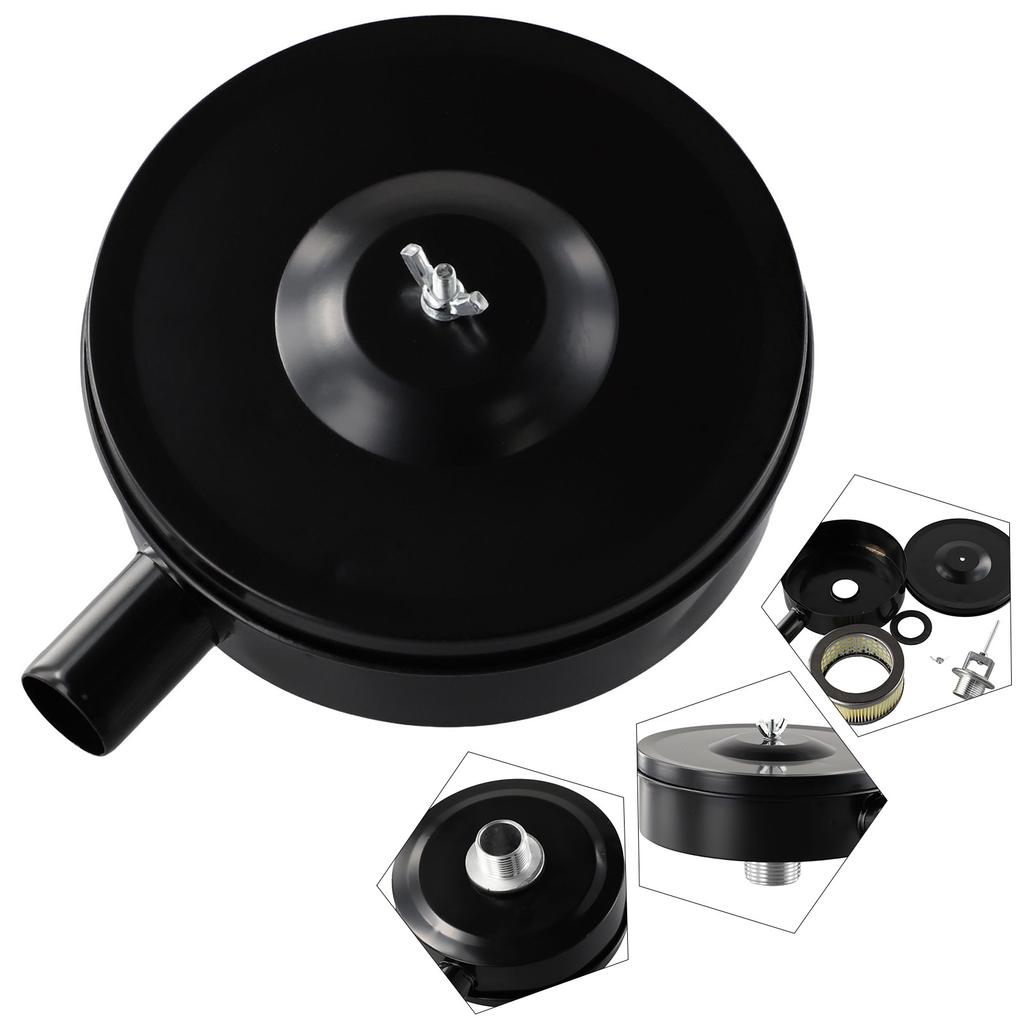 1PC Filter Muffler Air Intake Silencer Filter Black