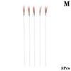 1/5Pcs Goose Feather Stick Ear Picking Elastic Earwax Cleaner Stick Massage Chicken Peacock Feather Silver Needle Ear Dig Tool