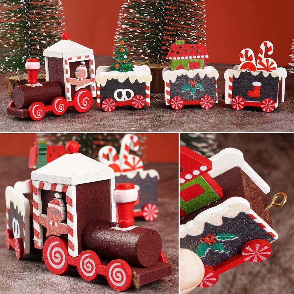 Weihnachten Weihnachtsmann Holz Weihnachtsminiatur Holzweihnachten Holz Mini Kinderzug Weihnachten Weihnachten Weihnachtsgeschenk Schmuckstück, Figur, Geschenk,