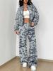 Color tie-dye 1116 new popular autumn and winter new European and American women's clothing smudge and dye suit women